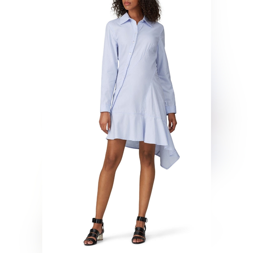 KOCHE asymmetrical shirt dress